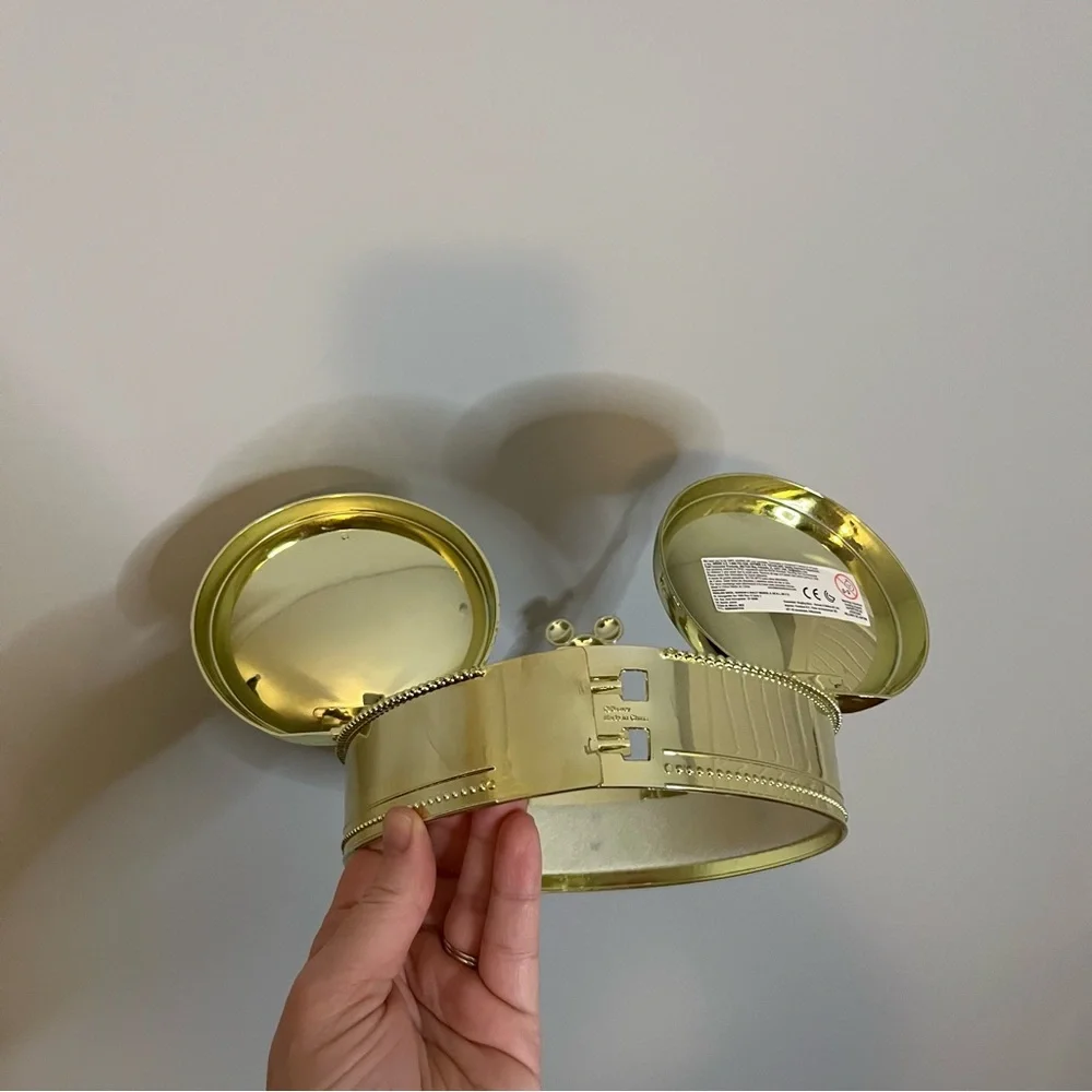 Disney Mickey Mouse Gold Crown with Blue Accents